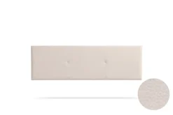 Moonia Tête de Lit Tapisée ALMA Simili cuir 170x50x5 cm - Beige - Discount
