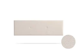 Moonia Tête de Lit Tapisée ALMA Simili cuir 145x50x5 cm - Beige -