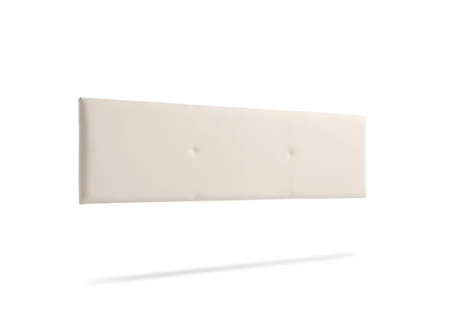 Moonia Tête de Lit Tapisée ALMA Simili cuir 145x50x5 cm - Beige -