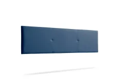 Moonia Tête de Lit Tapisée ALMA Simili cuir 160x50x5 cm - Bleu Foncé - New