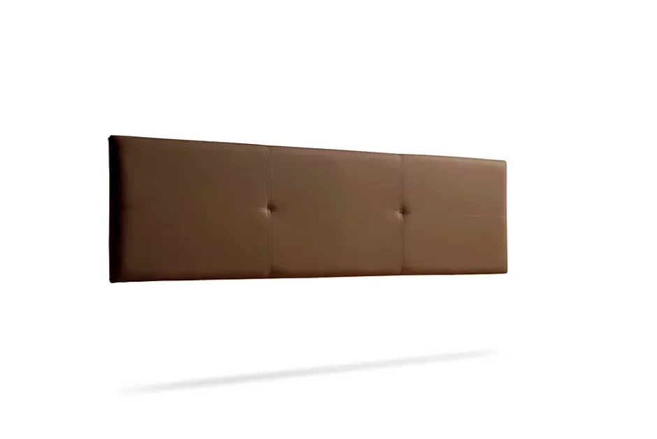 Moonia Tête de Lit Tapisée ALMA Simili cuir 115x50x5 cm - Marron - New