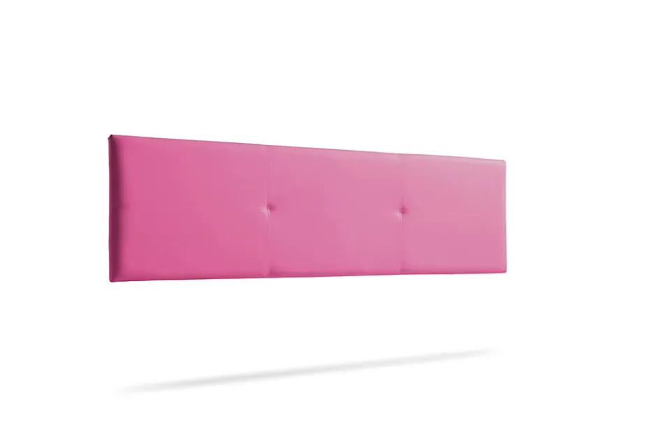 Moonia Tête de Lit Tapisée ALMA Simili cuir 145x50x5 cm - Rose -