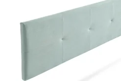 Moonia Tête de Lit Tapisée ALTEA Aqualine 130x50x5 cm - Vert Aqua - New
