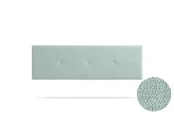 Moonia Tête de Lit Tapisée ALTEA Aqualine 130x50x5 cm - Vert Aqua - New