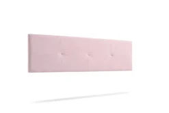 Moonia Tête de Lit Tapisée ALTEA Aqualine 145x50x5 cm - Rose Clair -