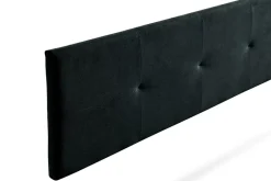 Moonia Tête de Lit Tapisée ALTEA Aqualine 90x50x5 cm - Noir - Outlet