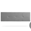 Moonia Tête de Lit Tapisée ALTEA Aqualine 145x50x5 cm - Gris Clair -
