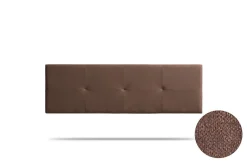 Moonia Tête de Lit Tapisée ALTEA Aqualine 115x50x5 cm - Chocolat -