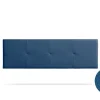 Moonia Tête de Lit Tapisée ALTEA Simili cuir 170x50x5 cm - Bleu Foncé -