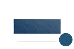 Moonia Tête de Lit Tapisée ALTEA Simili cuir 170x50x5 cm - Bleu Foncé -