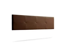 Moonia Tête de Lit Tapisée ALTEA Simili cuir 170x50x5 cm - Marron -