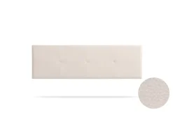 Moonia Tête de Lit Tapisée ALTEA Simili cuir 160x50x5 cm - Beige - Outlet