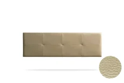Moonia Tête de Lit Tapisée ALTEA Simili cuir 115x50x5 cm - Or - Outlet