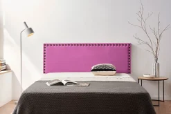 Moonia Tête de Lit Tapisée MODENA Aqualine 100x55x8 cm - Fuchsia - Discount