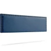 Moonia Tête de Lit Tapisée MODENA Simili cuir 100x55x8 cm - Bleu Foncé - Sale