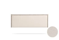 Moonia Tête de Lit Tapisée MODENA Simili cuir 100x55x8 cm - Beige -