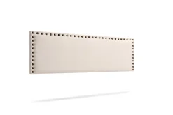 Moonia Tête de Lit Tapisée MODENA Simili cuir 100x55x8 cm - Beige -