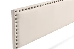 Moonia Tête de Lit Tapisée MODENA Simili cuir 100x55x8 cm - Beige -