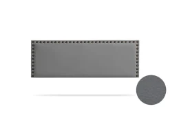 Moonia Tête de Lit Tapisée MODENA Simili cuir 100x55x8 cm - Gris Foncé -