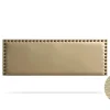 Moonia Tête de Lit Tapisée MODENA Simili cuir 115x55x8 cm - Or -