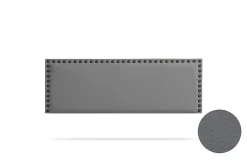 Moonia Tête de Lit Tapisée MODENA Simili cuir 130x55x8 cm - Gris Foncé - Online