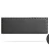 Moonia Tête de Lit Tapisée MODENA Simili cuir 115x55x8 cm - Noir -