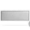 Moonia Tête de Lit Tapisée MODENA Simili cuir 115x55x8 cm - Argent - Hot