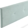 Moonia Tête de Lit Tapisée NAPOLI Aqualine 160x50x5 cm - Vert Aqua - Outlet