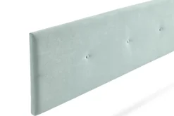 Moonia Tête de Lit Tapisée NAPOLI Aqualine 160x50x5 cm - Vert Aqua - Outlet