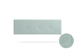 Moonia Tête de Lit Tapisée NAPOLI Aqualine 160x50x5 cm - Vert Aqua - Outlet