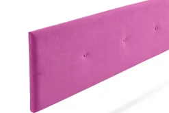 Moonia Tête de Lit Tapisée NAPOLI Aqualine 115x50x5 cm - Fuchsia -
