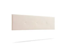 Moonia Tête de Lit Tapisée NAPOLI Aqualine 130x50x5 cm - Beige -