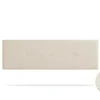 Moonia Tête de Lit Tapisée NAPOLI Simili cuir 145x50x5 cm - Blanc Cassé -