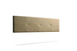 Moonia Tête de Lit Tapisée NAPOLI Simili cuir 145x50x5 cm - Or -