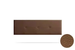 Moonia Tête de Lit Tapisée NAPOLI Simili cuir 130x50x5 cm - Marron -