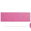 Moonia Tête de Lit Tapisée NAPOLI Simili cuir 115x50x5 cm - Rose -