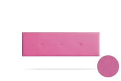 Moonia Tête de Lit Tapisée NAPOLI Simili cuir 115x50x5 cm - Rose -
