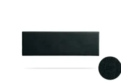 Moonia Tête de Lit Tapisée NOVA Aqualine 115x50x5 cm - Noir -
