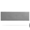 Moonia Tête de Lit Tapisée NOVA Aqualine 90x50x5 cm - Gris Clair -