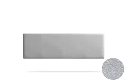 Moonia Tête de Lit Tapisée NOVA Simili cuir 115x50x5 cm - Argent - Discount