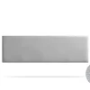 Moonia Tête de Lit Tapisée NOVA Simili cuir 160x50x5 cm - Argent -