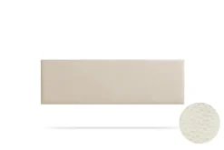 Moonia Tête de Lit Tapisée NOVA Simili cuir 115x50x5 cm - Blanc Cassé -