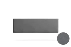 Moonia Tête de Lit Tapisée NOVA Simili cuir 115x50x5 cm - Gris Foncé -