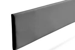 Moonia Tête de Lit Tapisée NOVA Simili cuir 115x50x5 cm - Gris Foncé -