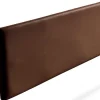 Moonia Tête de Lit Tapisée NOVA Simili cuir 145x50x5 cm - Marron -
