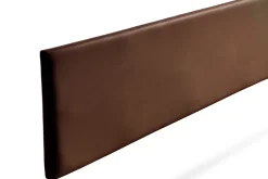 Moonia Tête de Lit Tapisée NOVA Simili cuir 145x50x5 cm - Marron -