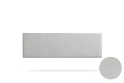 Moonia Tête de Lit Tapisée NOVA Simili cuir 170x50x5 cm - Gris Clair - Sale