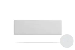 Moonia Tête de Lit Tapisée NOVA Simili cuir 115x50x5 cm - Blanc - New