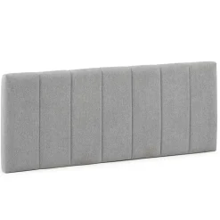 Vs Venta-Stock Tête de lit tapissée Creta 160x60 cm Couleur Gris, 8 cm d'épaisseur