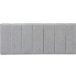 Vs Venta-Stock Tête de lit tapissée Creta 160x60 cm Couleur Gris, 8 cm d'épaisseur